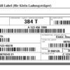 SAP Formular VDA KLT Label 4902