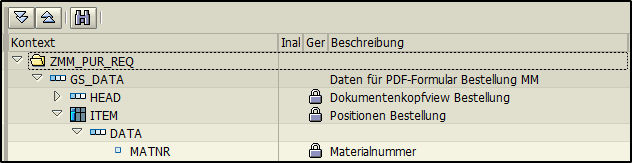 Drucken von SAP Icons auf Adobe Forms 4