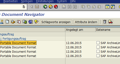 SAP Archivierung Formulare 3