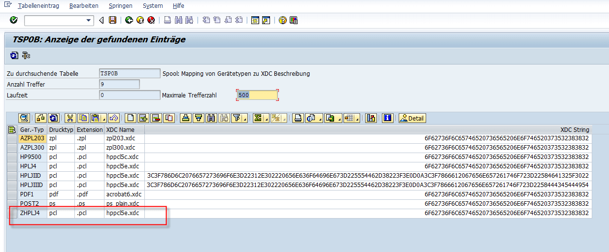 Schachtsteuerung SAP Adobe Forms Kopieren Geratetyp 3