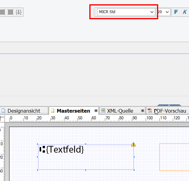 MICR Font in SAP Adobe Form zuweisen