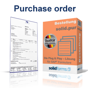 SAP form purchase order